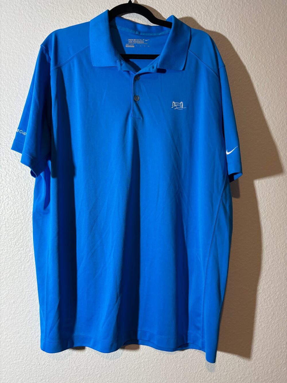 Nike Size XXL St Johns Golf & Country Club St Augustine FL Blue Polo Shirt